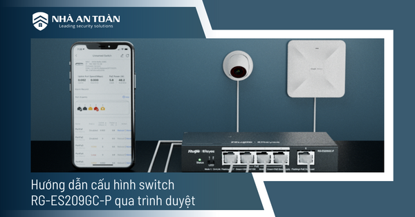 Hướng dẫn cấu hình Switch Rg Es209gc P qua trình duyệt